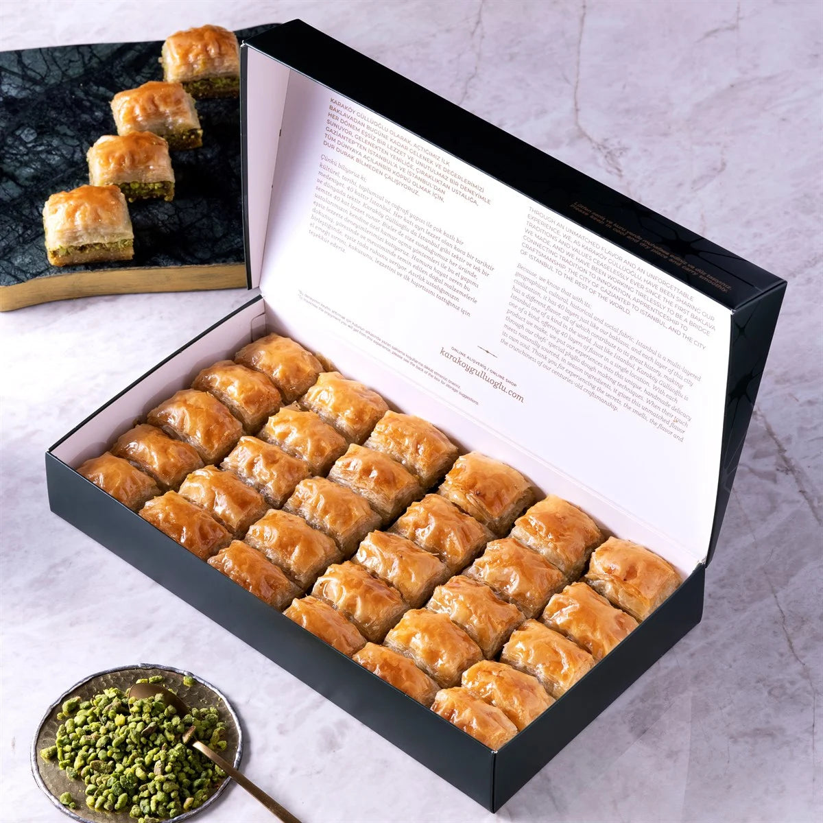 Buy Baklava with Pistachio Online from Turkey | TurkishTaste.com